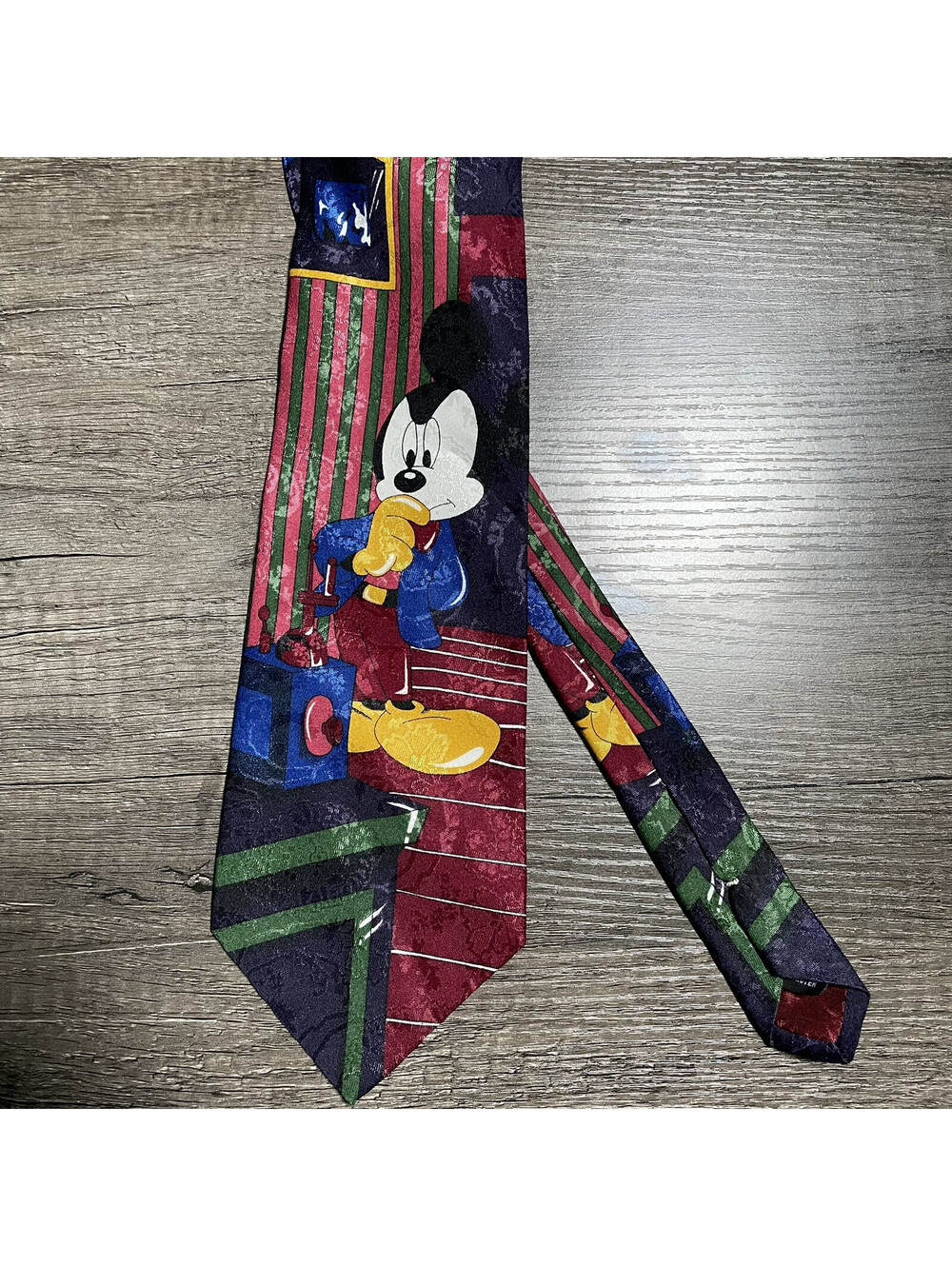 VINTAGE MICKEY UNLIMITED Mickey Mouse Tie Adult Mens Necktie